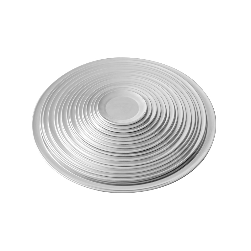 22 tum aluminiumpizzabakningsbricka