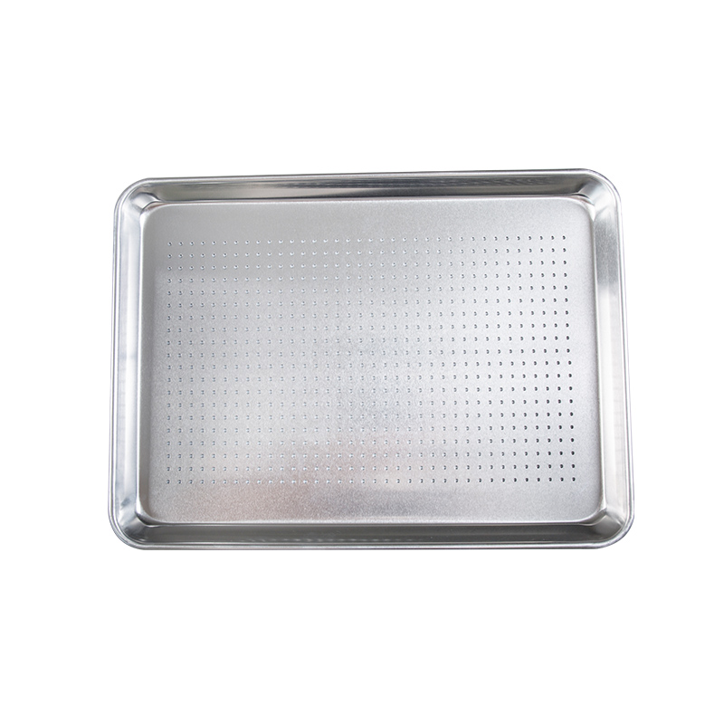 Perforerad aluminiumpanna /plåtpanna i full storlek 26 
